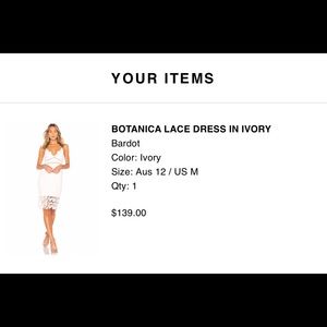 White Crochet Dress from Revolve